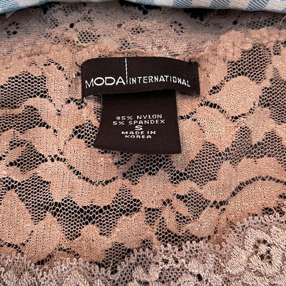 Lace stretch tops, two pack, MODA - Picture 2 of 7